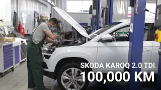 Skoda Karoq 2.0 TDI 4x4 DSG7 la 100,000 km, exploatată în Moldova