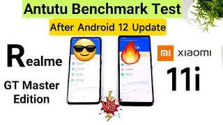 Realme GT Master Edition vs Mi 11i Antutu Test Comparison Snapdragon 778G vs Dimensity 920