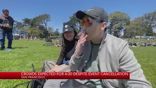 Crowds expected for 4/20 despite event cancellation