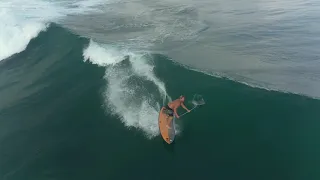 Life is good for Alexis Bergot in Bali - SUP surfing