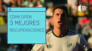 Las 3 Mejores Recuperaciones del CDMX Open 2021