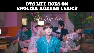 BTS - Life Goes on English & Korean Lyrics ( Easy Lyrics) #btslyrics Korean Pronounced Lyrics