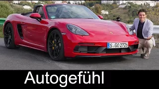 Porsche 718 Boxster GTS vs Cayman GTS FULL REVIEW comparison 2018 - Autogefühl