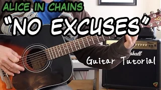 Alice In Chains - No Excuses - Guitar Lesson (YOU'LL BE SURPRISED HOW EASY THIS ONE IS!)
