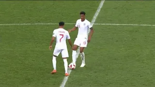 Lingard & Rashford quick kick-off against Croatia at World Cup 2018 semi final