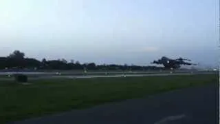 Air Force C-17 Globemaster III surprise landing at Peter O. Knight Airport on Davis Island