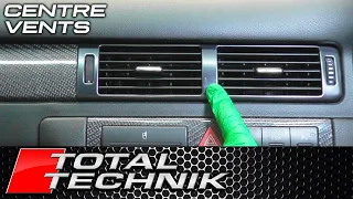 How to Remove Main Centre Climate Control Vent - Audi A6 S6 RS6 (C5) - 1997-2005 - TOTAL TECHNIK