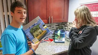 SURPRISING My Mom with *NEW* FISH TANK!!!