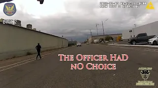 Man Forces Officer To Use Deadly Force