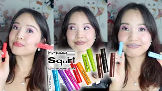 MAC Squirt Plumping Gloss Sticks COMPREHENSIVE Review 👄