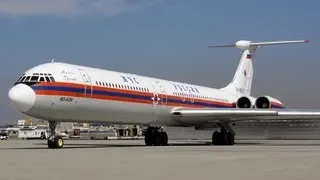 МЧС России Ilyushin Il-62M [RA-86570] Engine Start Up, Taxi, and Takeoff