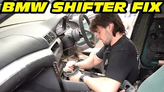SLOPPY SHIFTER FIX! BMW Manual Transmission Shifter Rebuild DIY How To Guide Gearbox