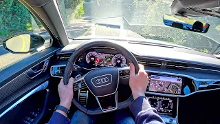 2023 Audi S6 Prestige - POV Test Drive (Binaural Audio)