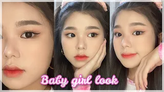 [ENG] Bigger Eyes Makeup | Baby Girl Look | Sreynea ស្រីនា