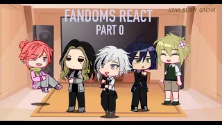 FANDOMS REACT: PART 0/5 (INTRODUCTIONS) | Starberry Gacha
