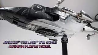 Airwolf "The Lady" 1/48 scale Aoshima plastic model full-build