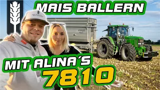 Ich fahre Alina´s 7810 Maisernte | Let´s drive | cabview |Agrarvideos Schwaben