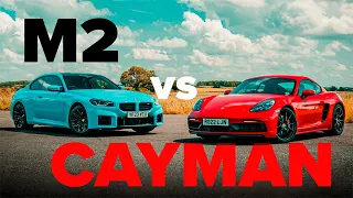 NEW BMW M2 vs Porsche 718 Cayman GTS | Sports car twin-test