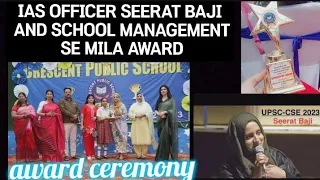 my award ceremony vlog❤️✌️😊@CrescentPublicSchoolJammu@iasseeratbaji#trending#viralvideo#subscribe