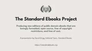 The Standard Ebooks Project