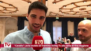 Lavia inviato di Trentino Volley Tv alla cena gialloblù di fine stagione 2021/22