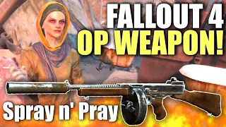 Fallout 4's MOST OVERPOWERED Weapon? Easy "Spray n' Pray" Legendary Farm Guide  (Finding Cricket)
