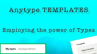 Anytype Tutorial: Making Templates!