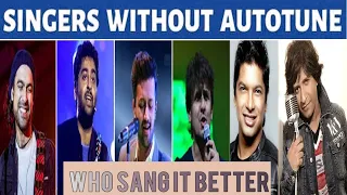 Singers Without Autotune || Real Voice of Singer || KK, Sonu Nigam, Kumar Sanu ||khailash