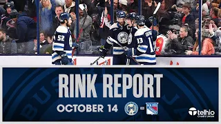 Johnson and Olivier return for Columbus Blue Jackets vs. New York Rangers | Rink Report (10/14/23)