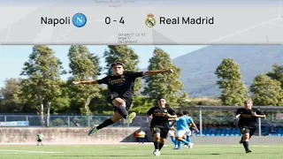 NAPOLI 0-4 REAL MADRID | UEFA YOUTH LEAGUE | EXTENDED HIGHLIGHTS | 03-10-2023