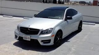 My 2012 Mercedes Benz C250 Coupe Walk Around, Review, Exhaust Revs