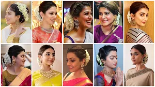 23 South Indian Actresses Who Nailed The Classic Hair Bun With Flowers