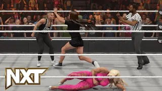 WWE 2K23 NXT TATUM PAXLEY ATTACKS IVY NILE & TIFFANY STRATTON