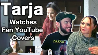 TARJA Watches Fan YouTube Vocal Covers! | MetalSucks | Couples REACTION #tarja #reaction