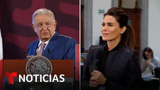 Noticias Telemundo cuestiona a AMLO sobre la falta de acceso al agua en México | Noticias Telemundo