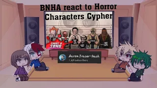 BNHA react to Horror Characters Cypher - (Gacha Club)