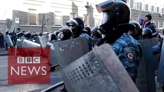 Ukraine crisis: 'I was injured in the battle of Maidan'