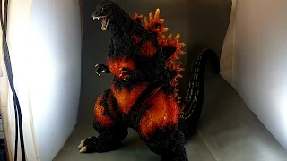 X-Plus Gigantic Series Burning Godzilla 1995 Review