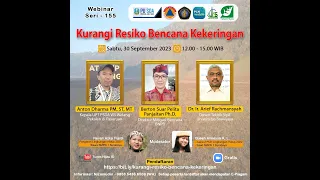 Webinar Seri#155 “Kurangi Resiko Bencana Kekeringan”