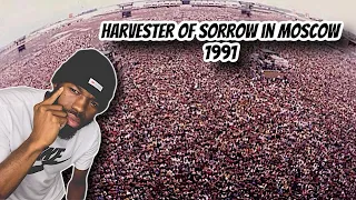 First reaction to heavy metal” Metallica - Harvester of sorrow live in Moscow 1991 | still epic