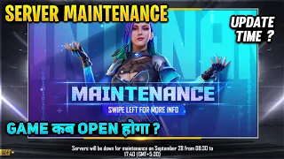 OB30 UPDATE FREE FIRE ll 28 SEPTEMBER NEW UPDATE ll WHY GAME IS NOT OPENING? ll SERVER MAINTENANCE l