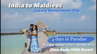 Maldives Vlog | Budget, Meals, Flights | Coco bodu hithi | Honeymoon Trip