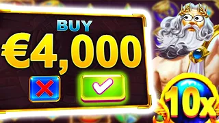 GATES OF OLYMPUS ⚡️ €4.000 BONUS BUYS MEGA BIG WIN 🤑 OMG BEST PAYING SYMBOLS & HUGE MULTIPLIERS‼️