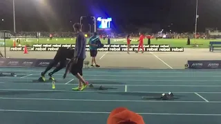 Usain Bolt Rare Slow Motion Start Practice Nitro Athletics Feb 11th 2017