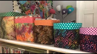 Beginner Bucket Basket Boxed Bag Tutorial