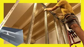 ✅ Drywall partition 💪🏼 HOW to Build a Metal FRAMED Wall (70mm profiles) 🤜 Metal Studs