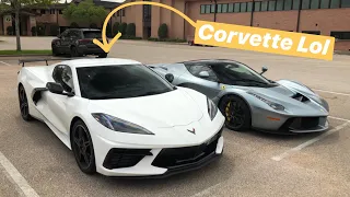 Racing the C8 Corvette vs $4Mil LaFerrari