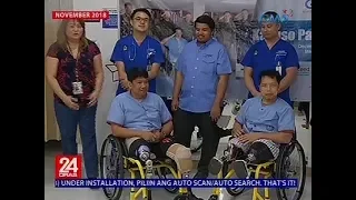 Mga hinandugan ng prosthetic legs, sumasailalim sa physical therapy