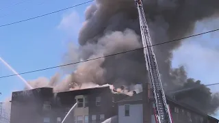 BREAKING UPDATE: Officials warn of potential collapse after 4-alarm fire erupts in SW Portland