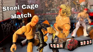 KENNY OMEGA VS STONE COLD STEEL CAGE MATCH (WWB NITRO EPISODE 8)  (1/2)